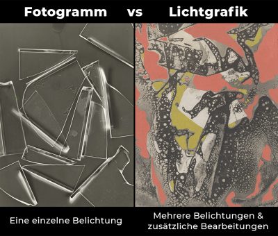 Fotogramm vs Lichtgrafik